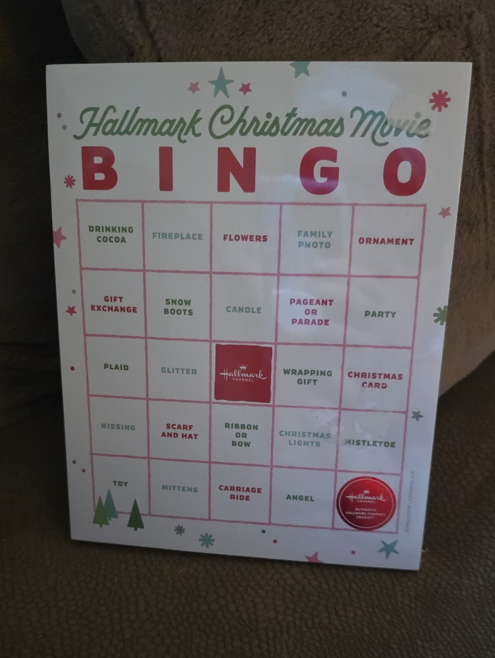 Hallmark Christmas Movie Bingo Cards. NEW